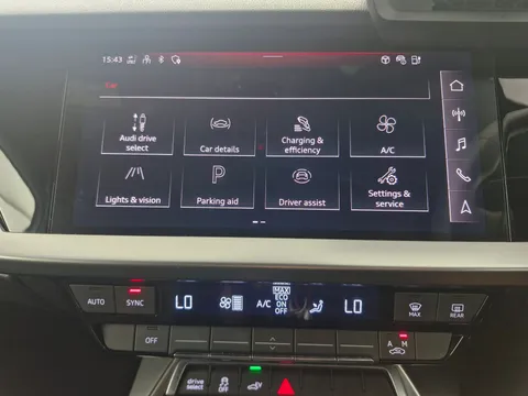 Thumbnail image for the Audi A3 1.4 TFSIe 40 S line Sportback  Plug-in  S Tronic   13kWh