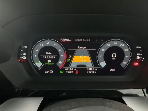 Thumbnail image for the Audi A3 1.4 TFSIe 40 S line Sportback  Plug-in  S Tronic   13kWh