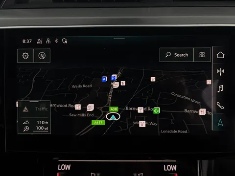 Thumbnail image for the Audi E-Tron 50 Black Edition Sportback  quattro 71.2kWh (11kW Charger)