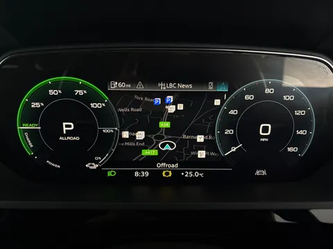 Thumbnail image for the Audi E-Tron 50 Black Edition Sportback  quattro 71.2kWh (11kW Charger)