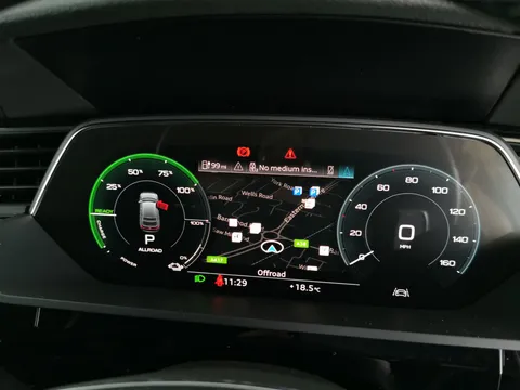 Thumbnail image for the Audi E-Tron 50 Black Edition Sportback  quattro 71.2kWh (11kW Charger)