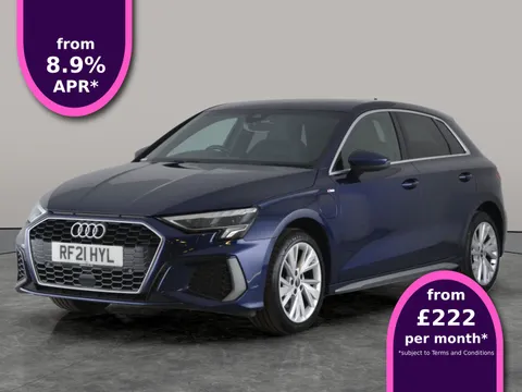 Thumbnail image for the Audi A3 1.4 TFSIe 40 S line Sportback  Plug-in  S Tronic   13kWh