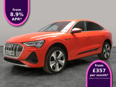 Thumbnail image for the Audi E-Tron 55 S line Sportback  quattro 95kWh (11kW Charger)