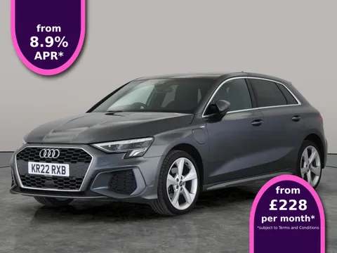Thumbnail image for the Audi A3 1.4 TFSIe 40 S line Sportback  Plug-in  S Tronic   13kWh