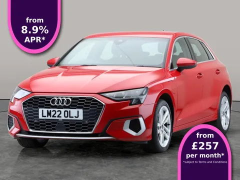 Thumbnail image for the Audi A3 1.4 TFSIe 40 Sport Sportback  Plug-in  S Tronic   13kWh