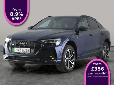 Thumbnail image for the Audi E-Tron 50 Black Edition Sportback  quattro 71.2kWh (11kW Charger)