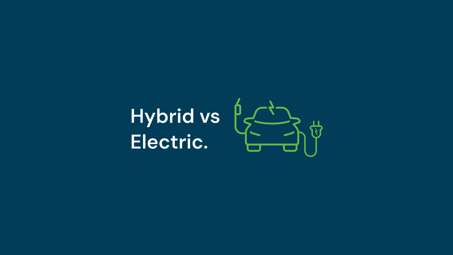 Image of Hybrid Cars vs Electric Cars