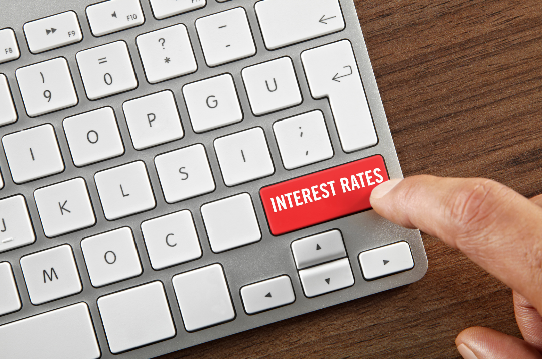 Interest rates button on keyboard