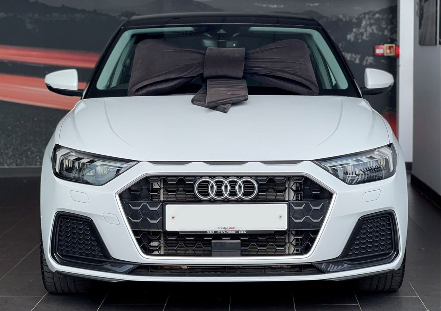 Audi A1 Giftwrapped Handover