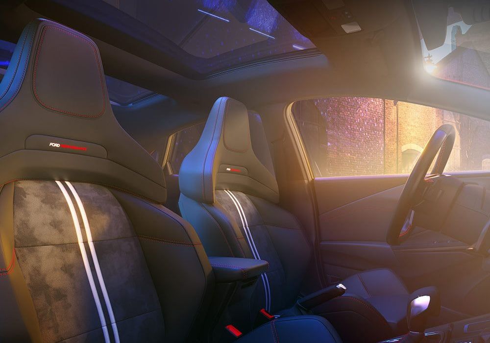 interior seats of ford puma st
