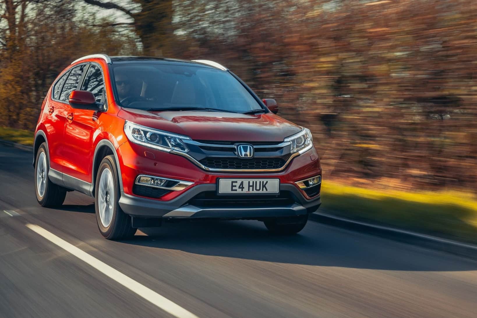 Red Honda CRV