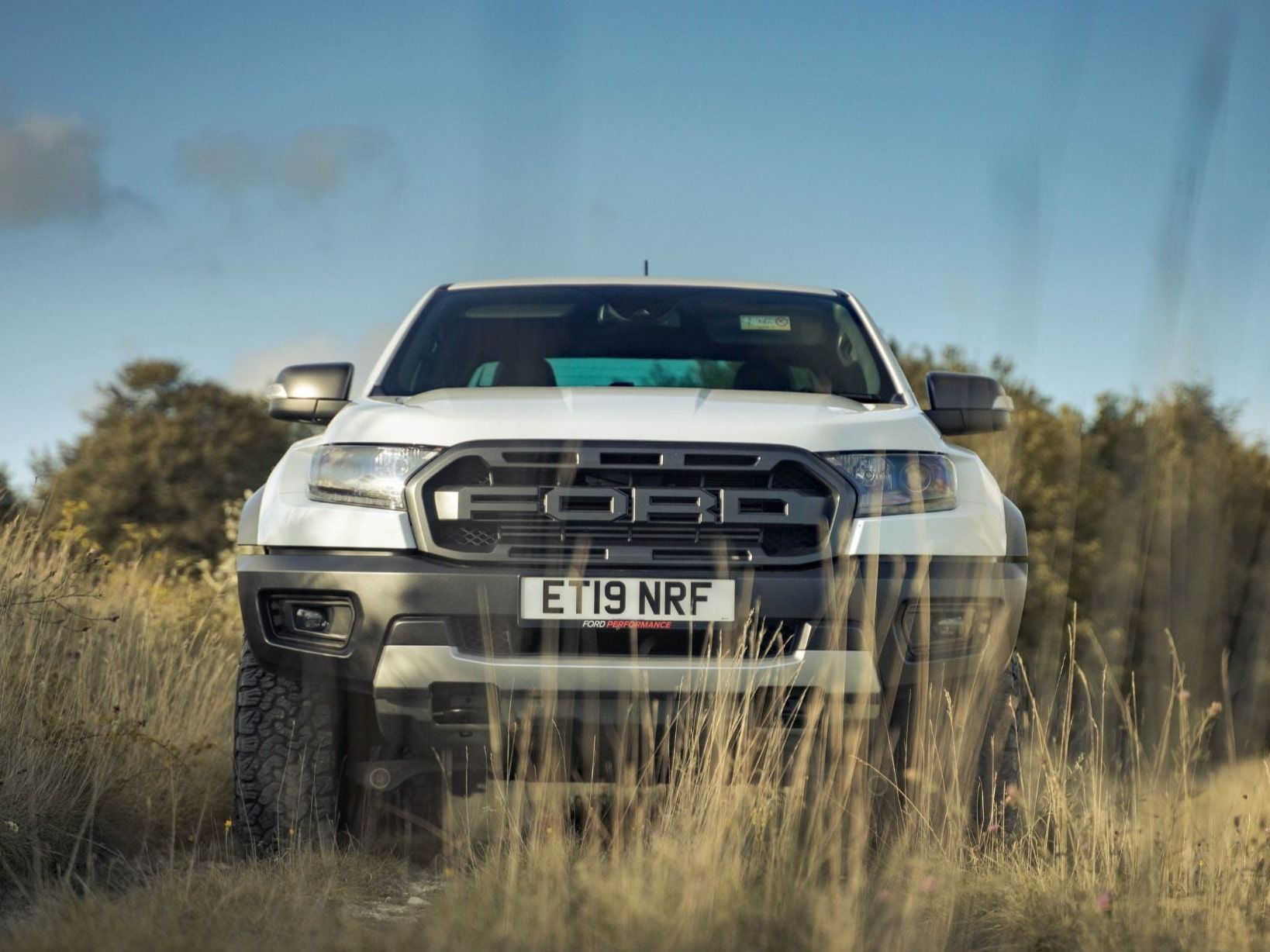Front View of Ford Ranger Raptor