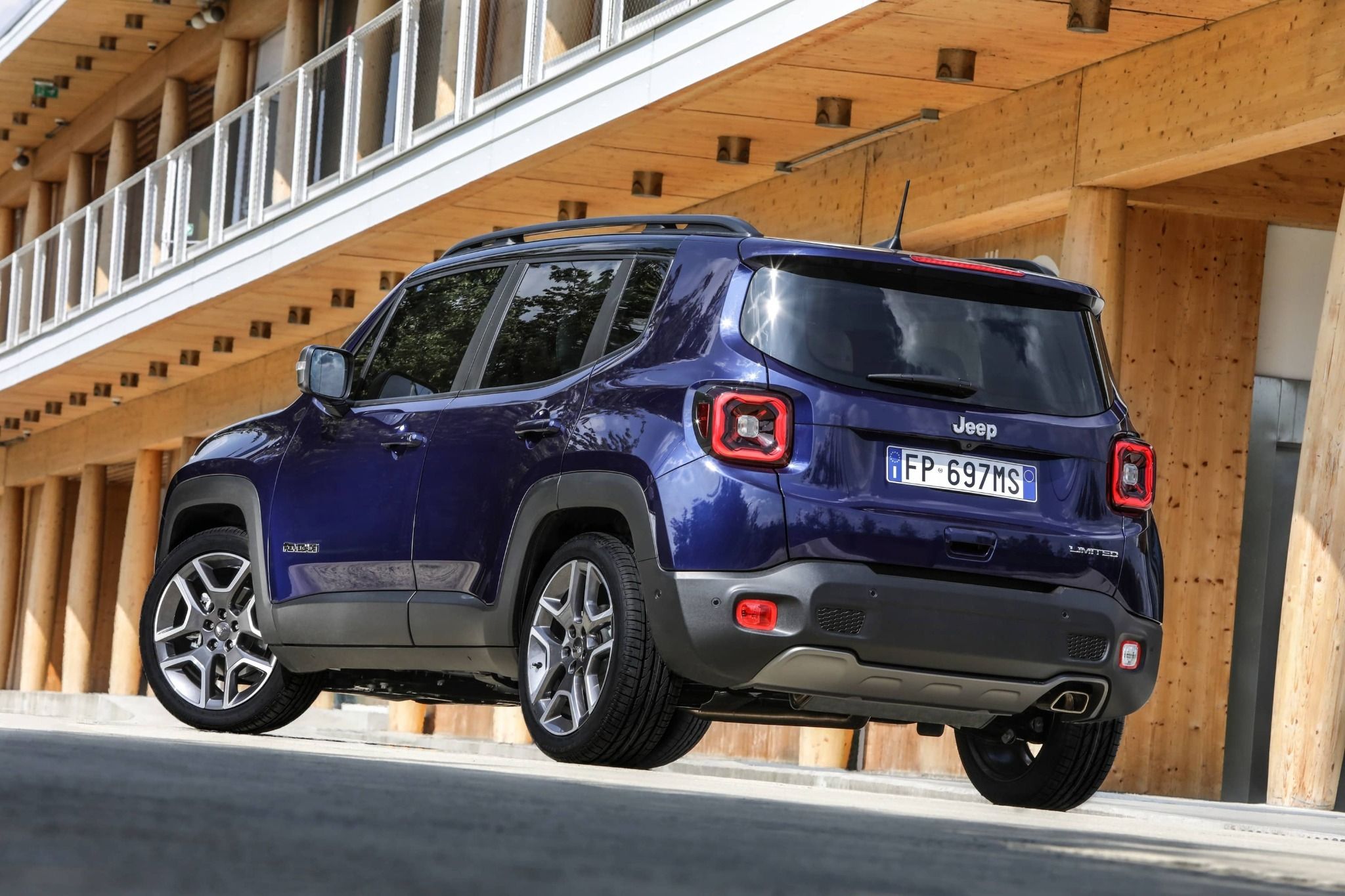 Blue Jeep Renegade