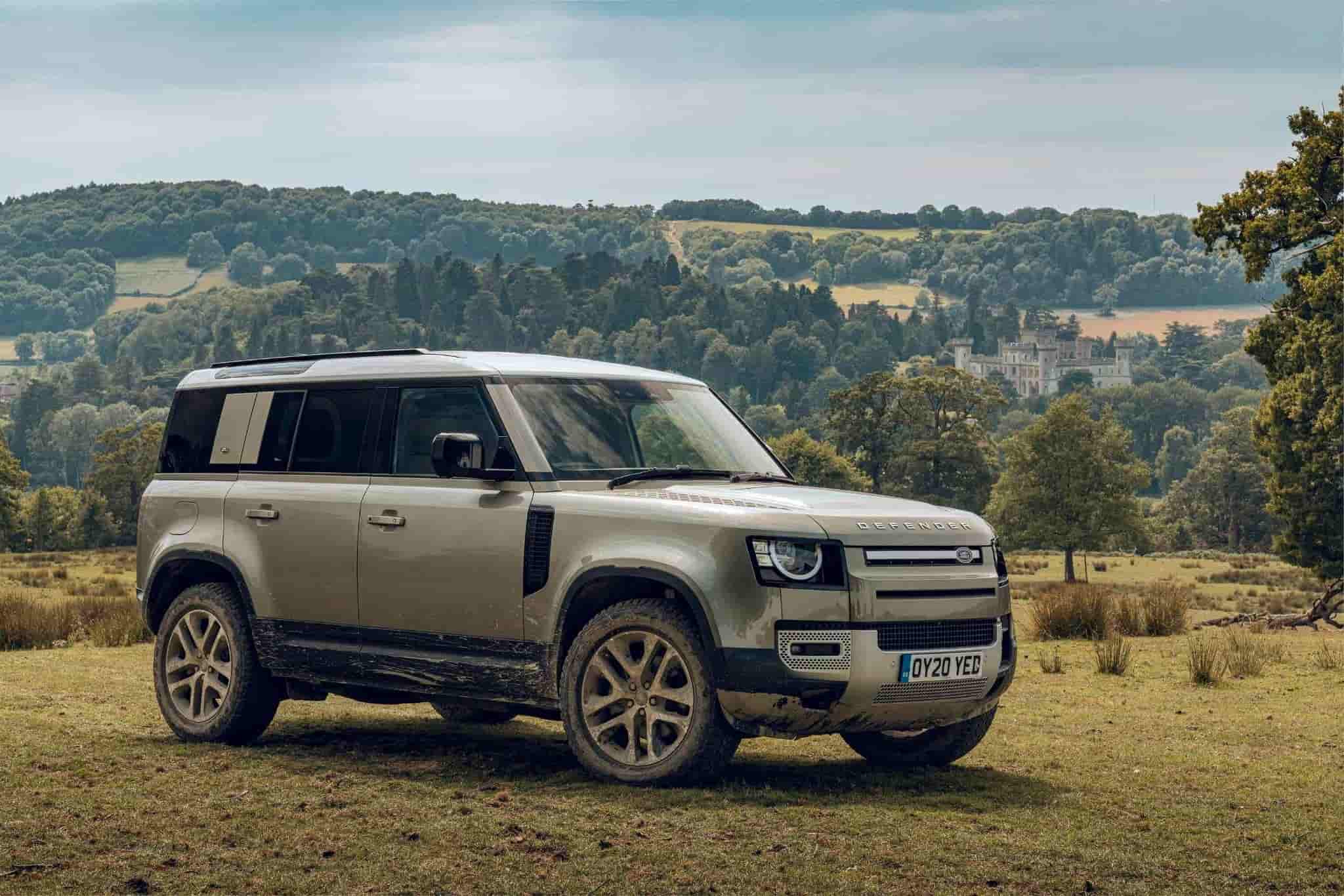 Land Rover Defender Parked Up in the Countryside