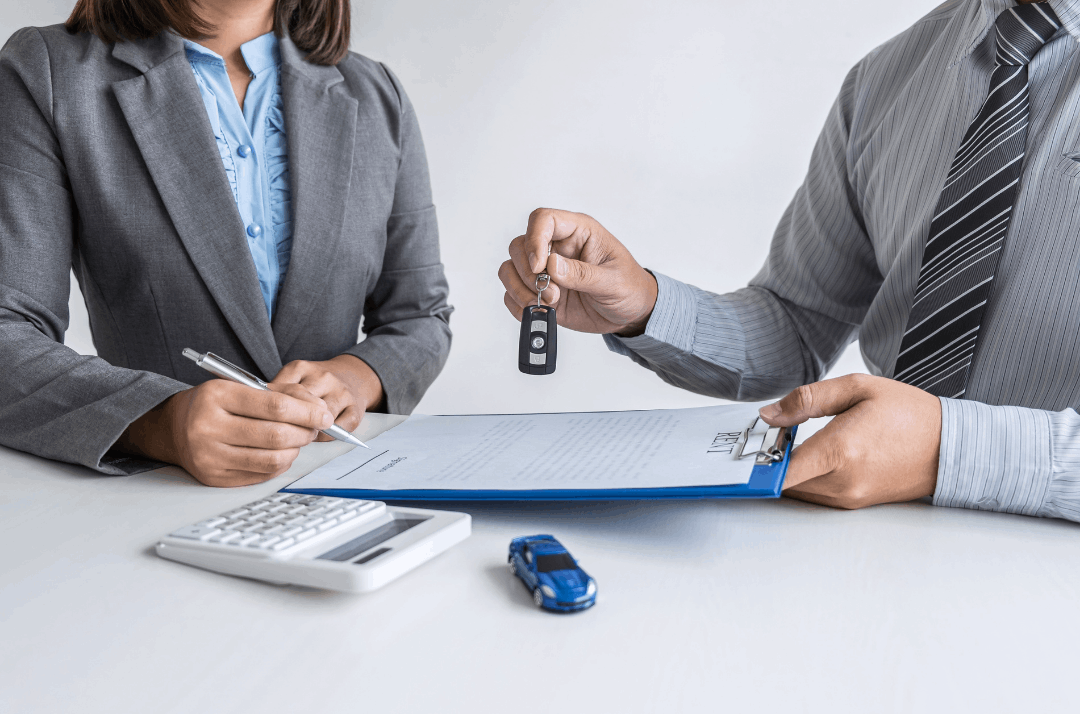 Man Handing Woman Keys