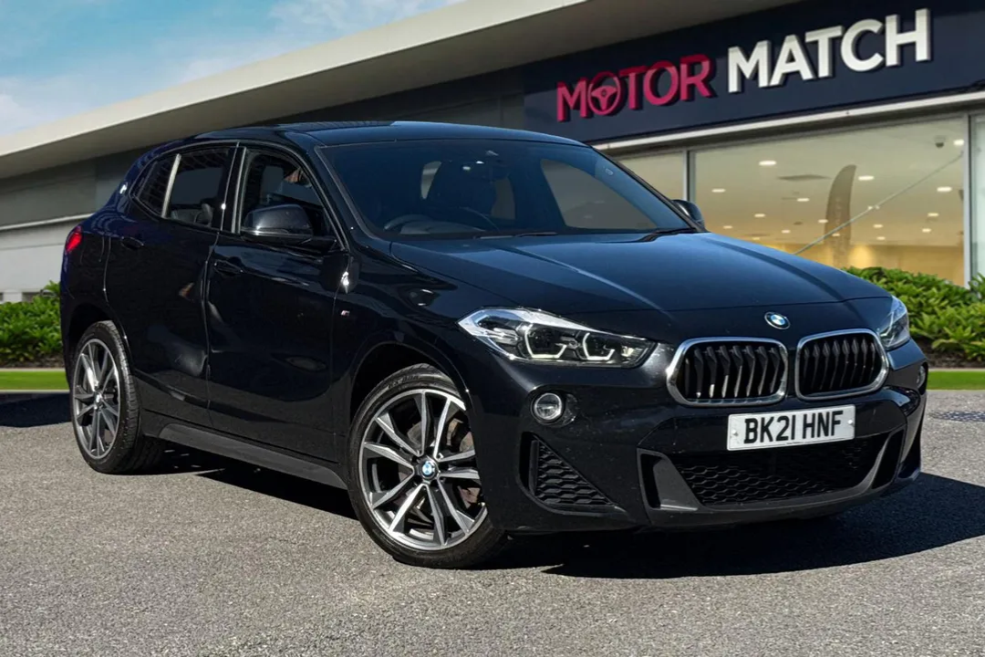 Black BMW 2x