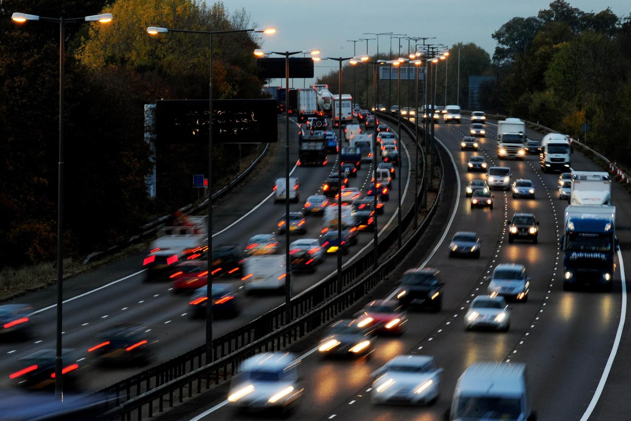 Cars Driving on the Motorway