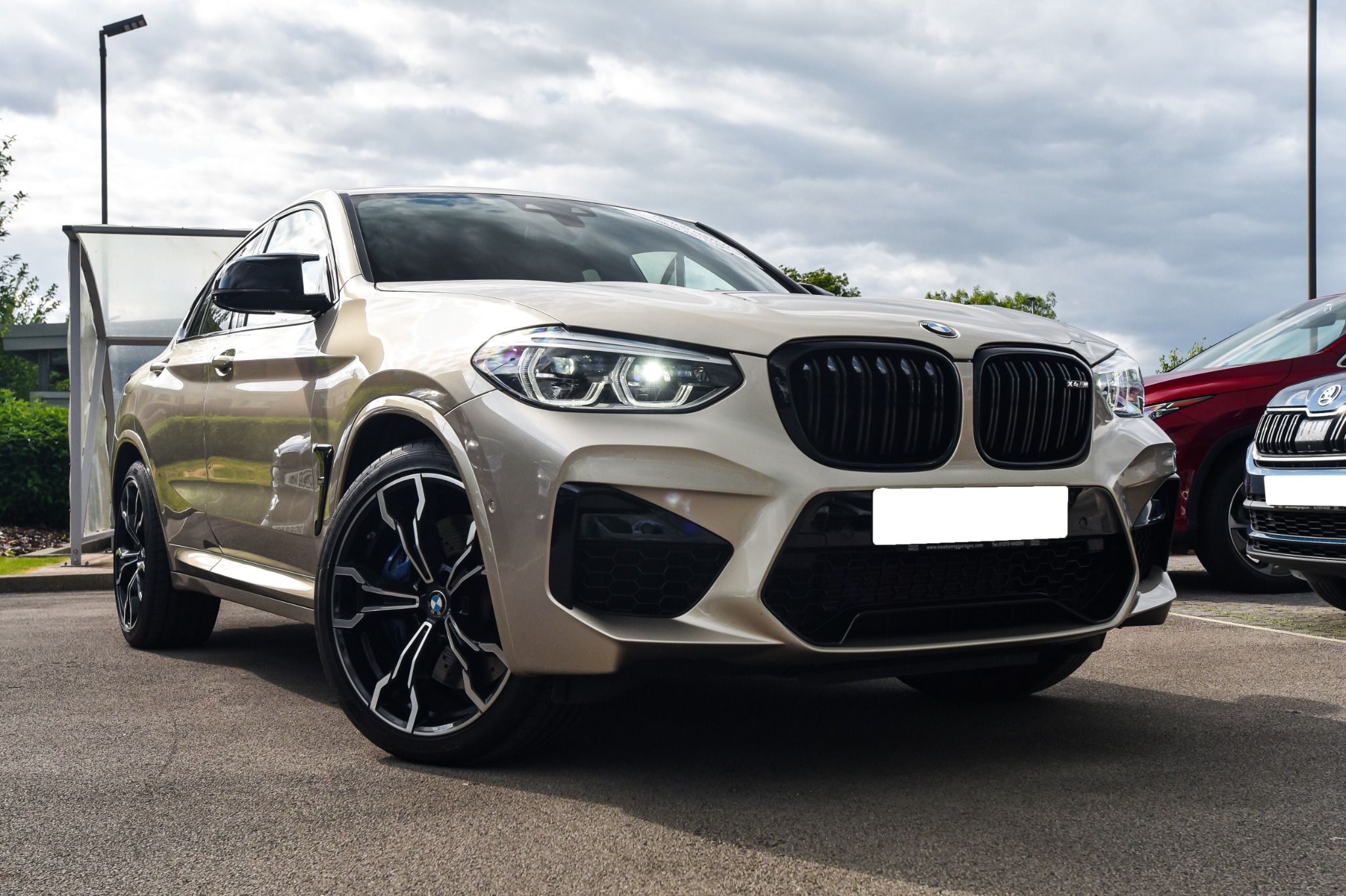 Gold BMW X4 M Competition