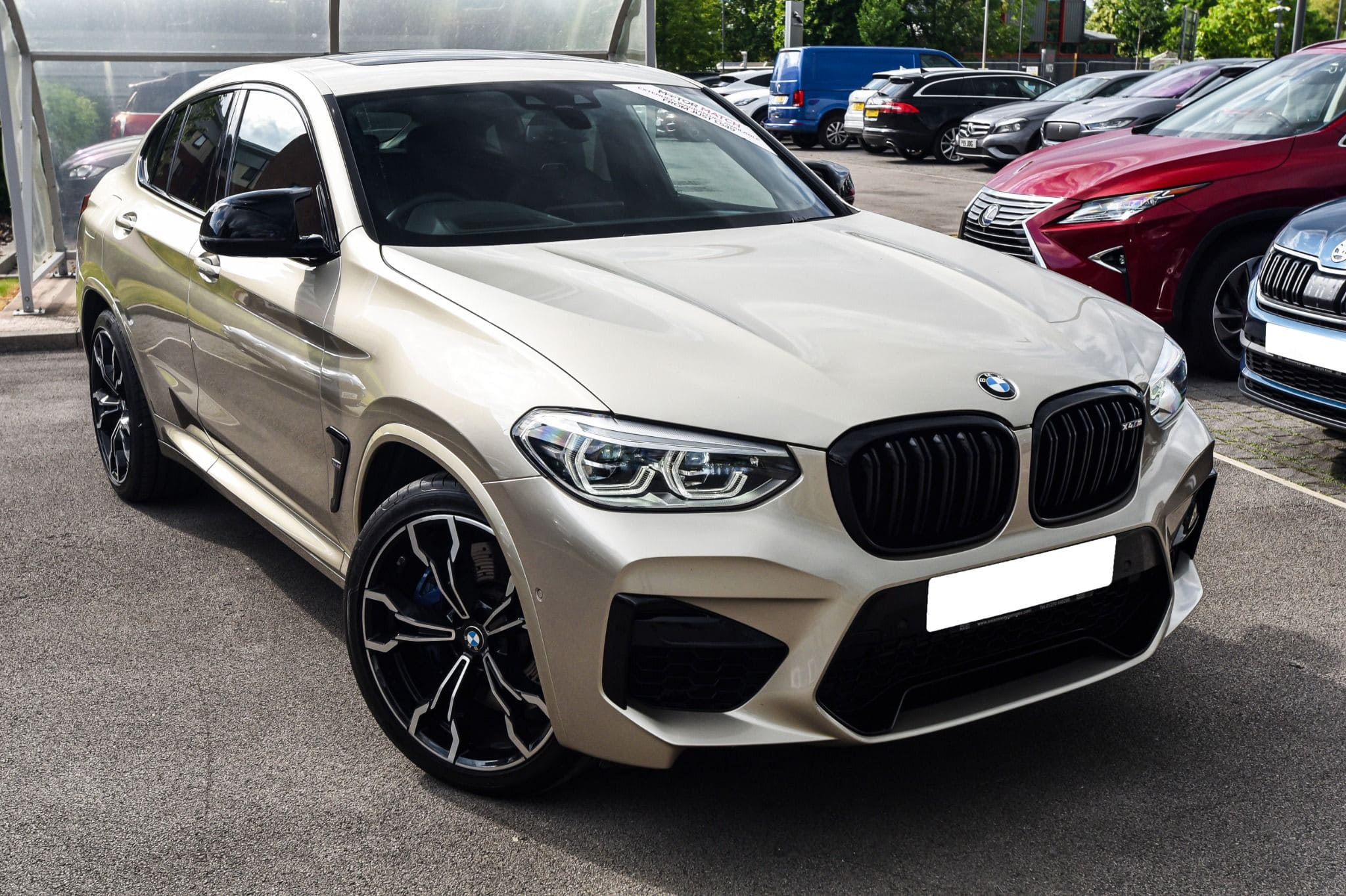 Gold BMW X4 M Competition