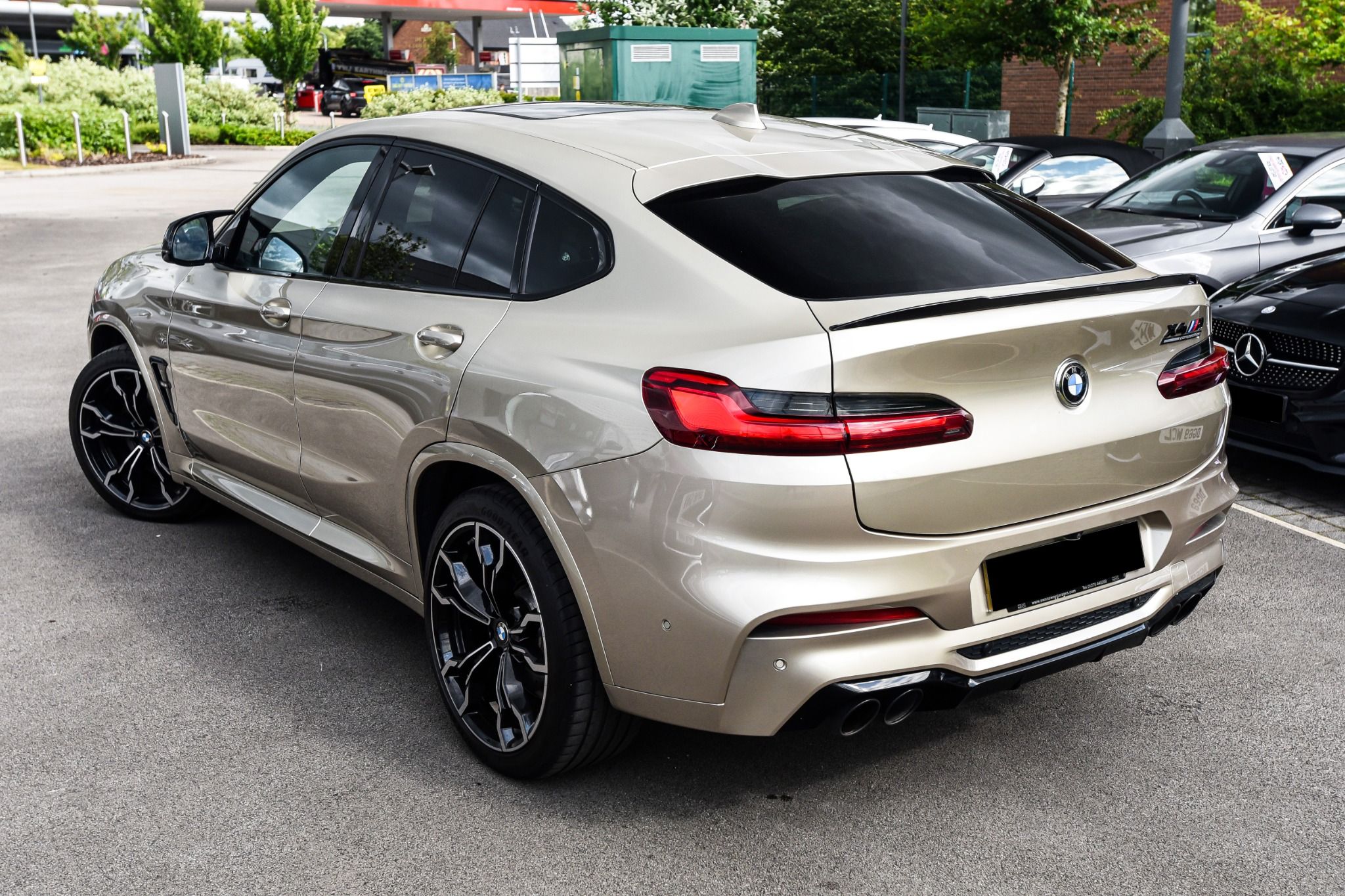 Gold BMW X4 M Competition