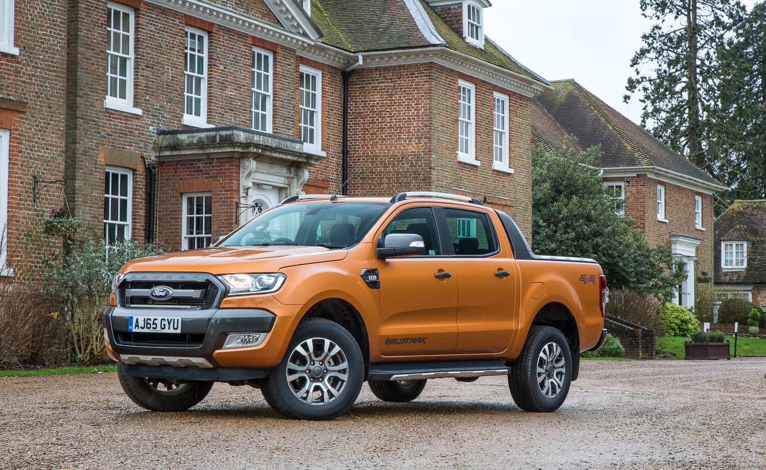 Orange Ford Ranger Wildtrak