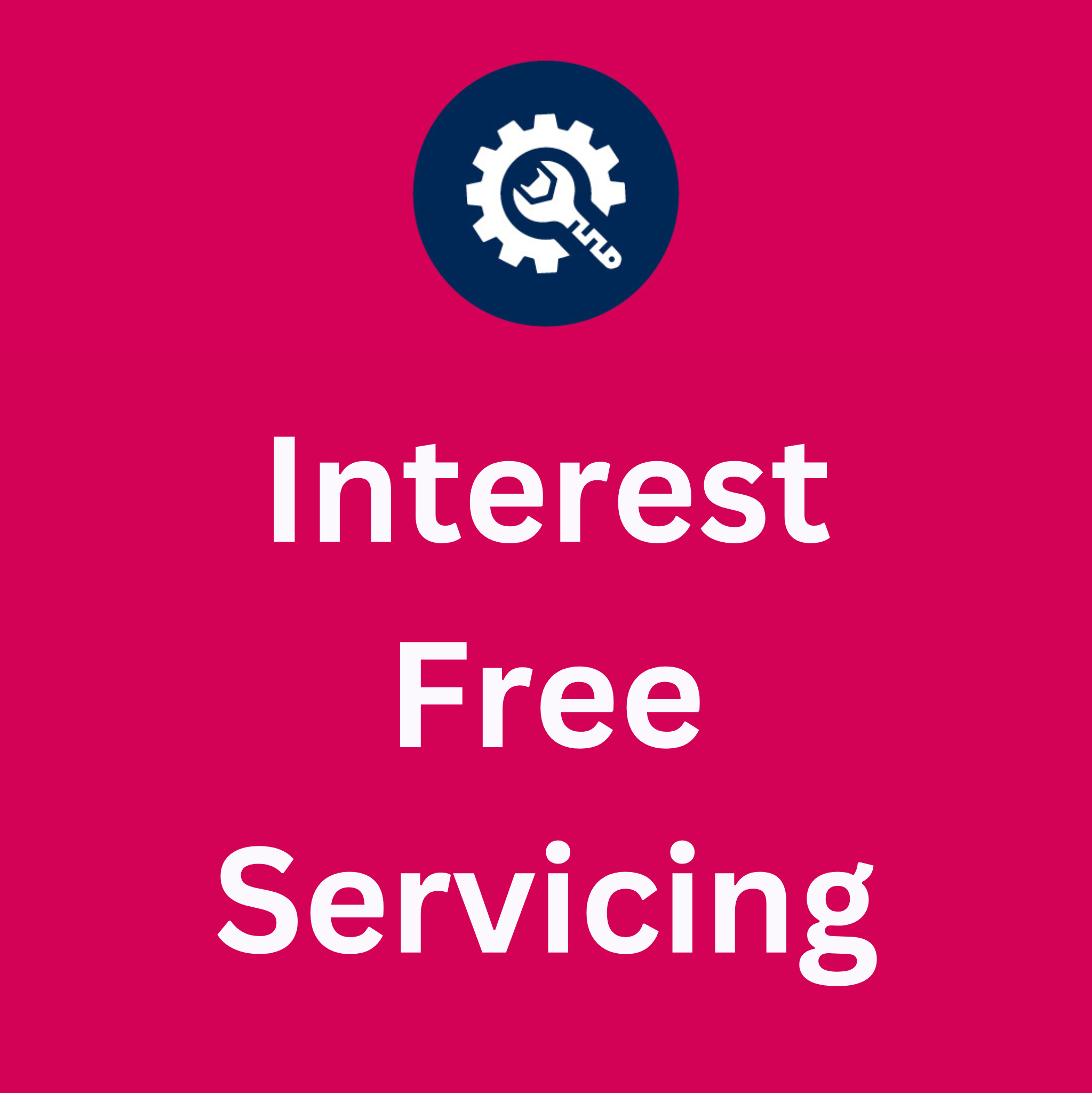 interest free servicing