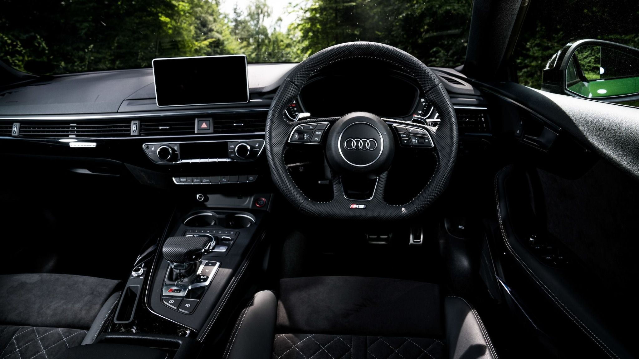 interior of audi rs5 sportback