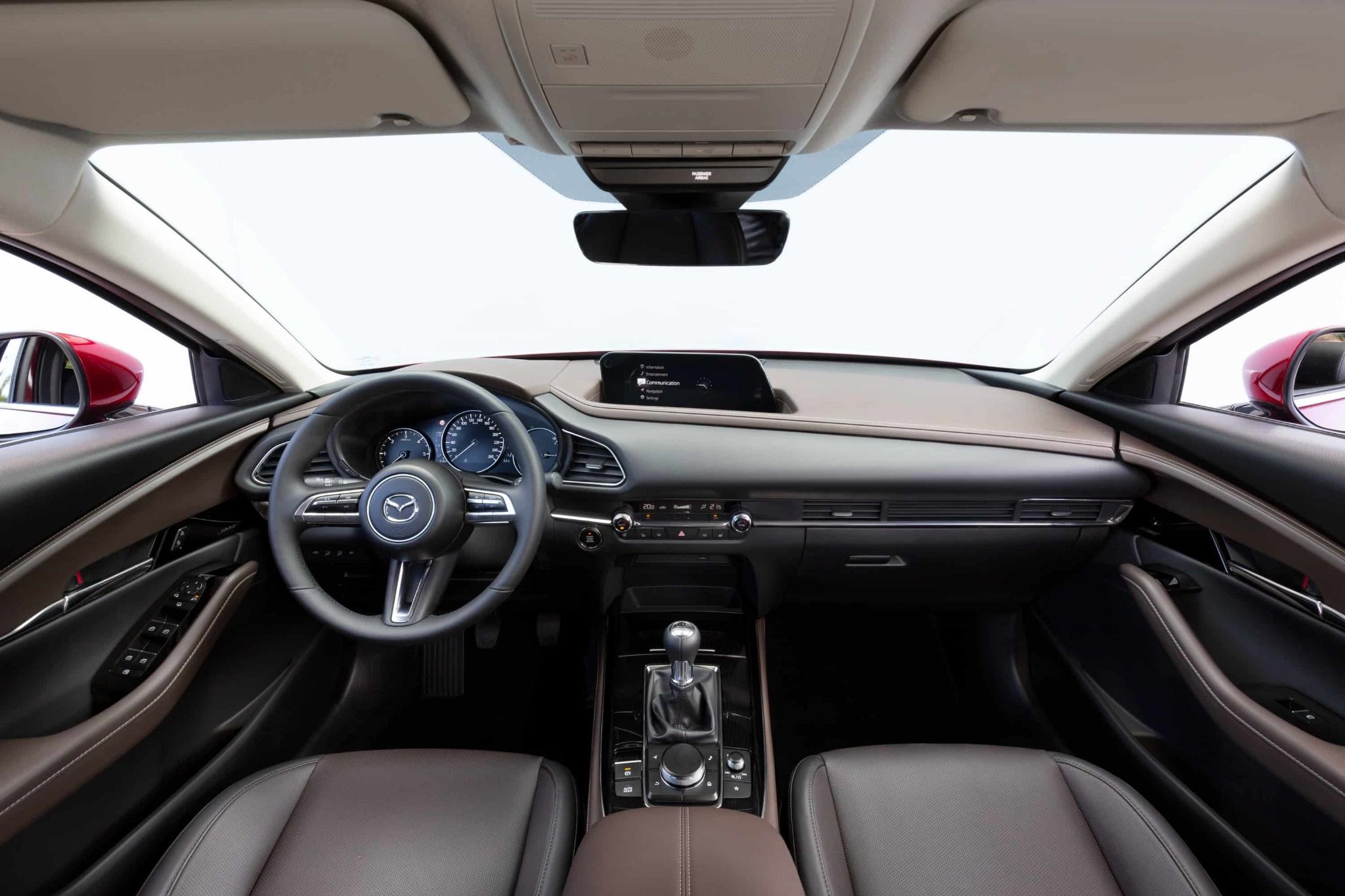 Interior of Mazda CX-30