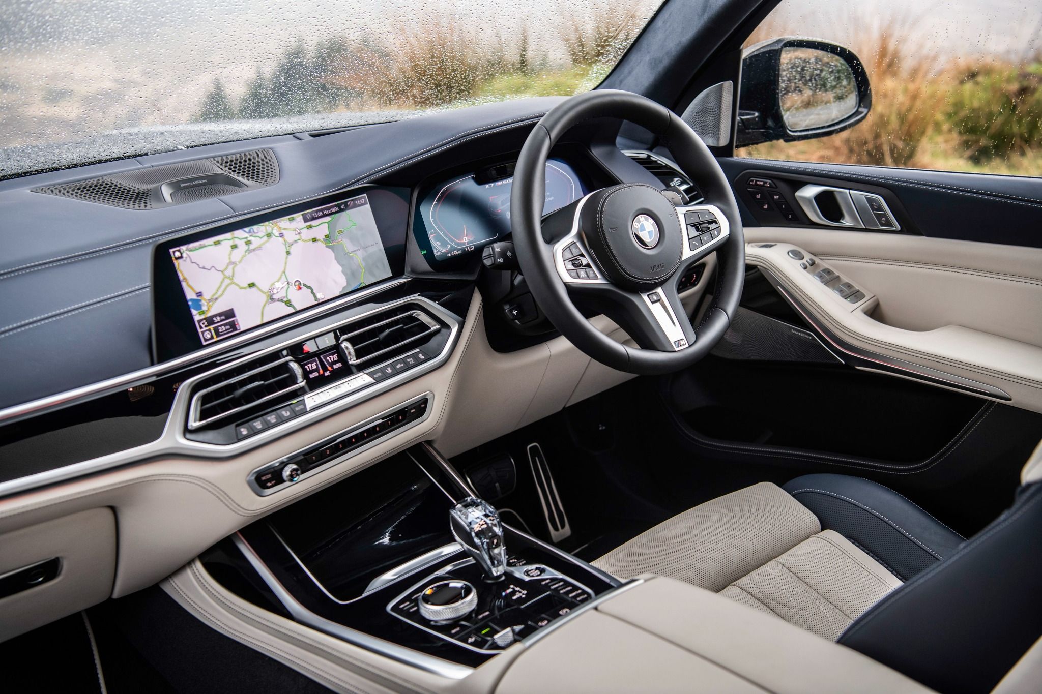 interior of the BMW X7
