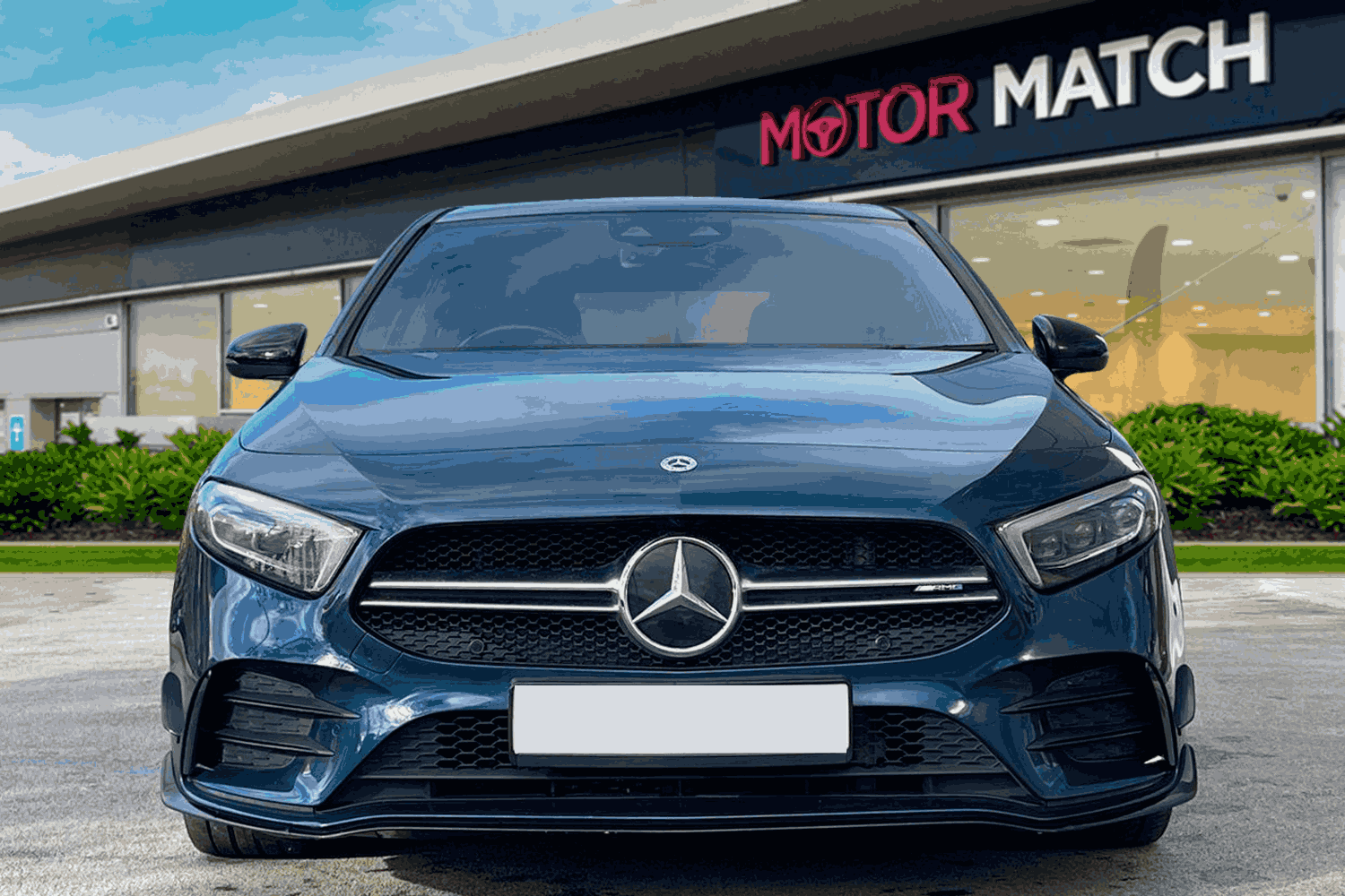 mercedes a class front view