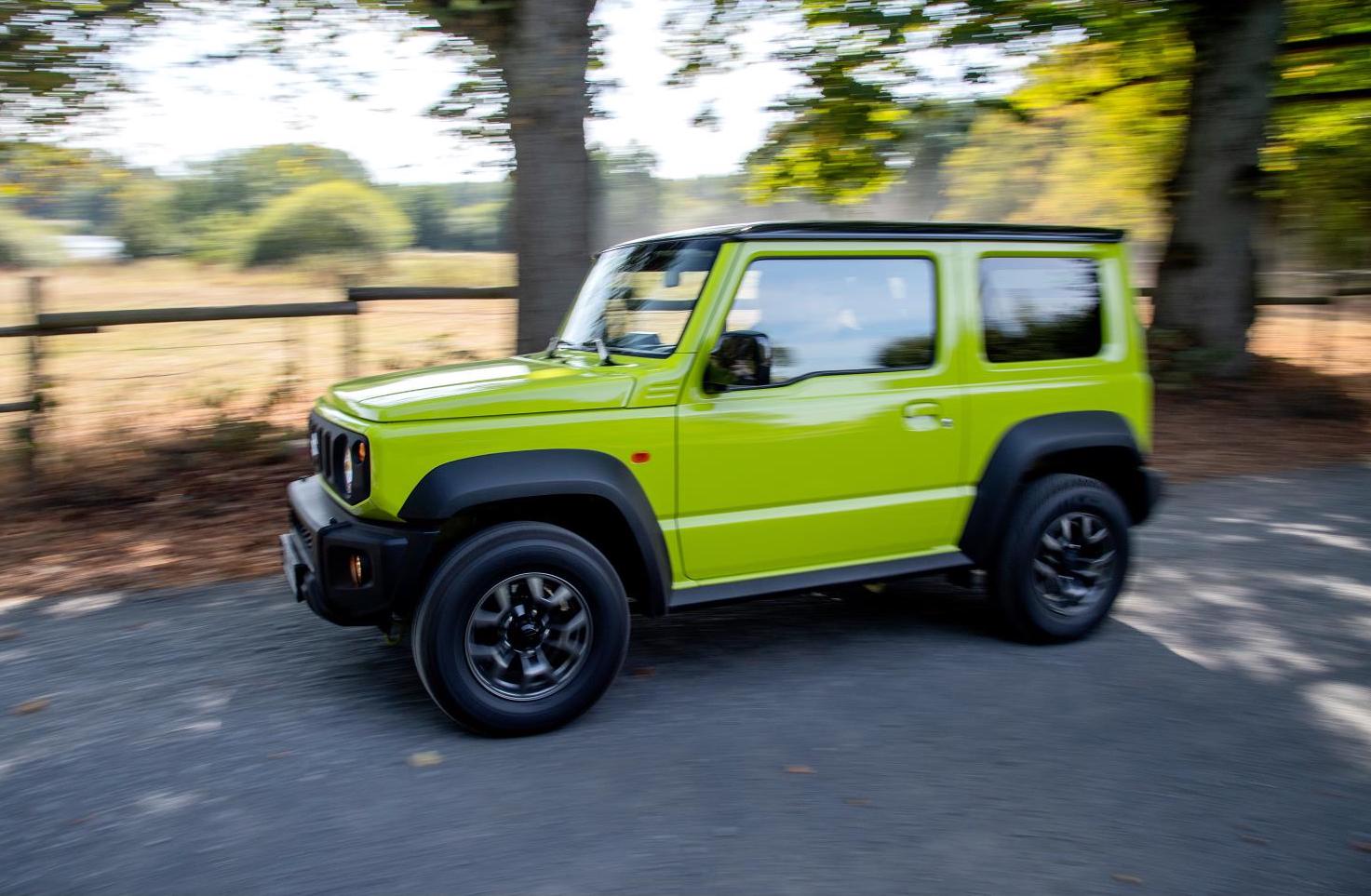 Side view of Suzuki Jimny