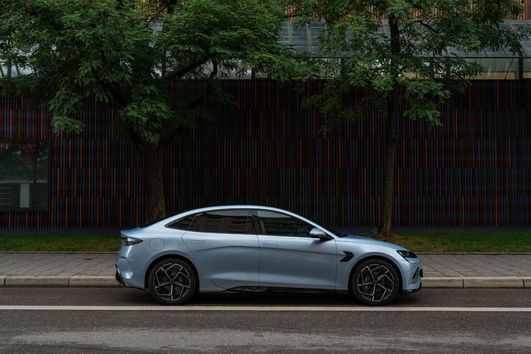 Silver BYD Seal side