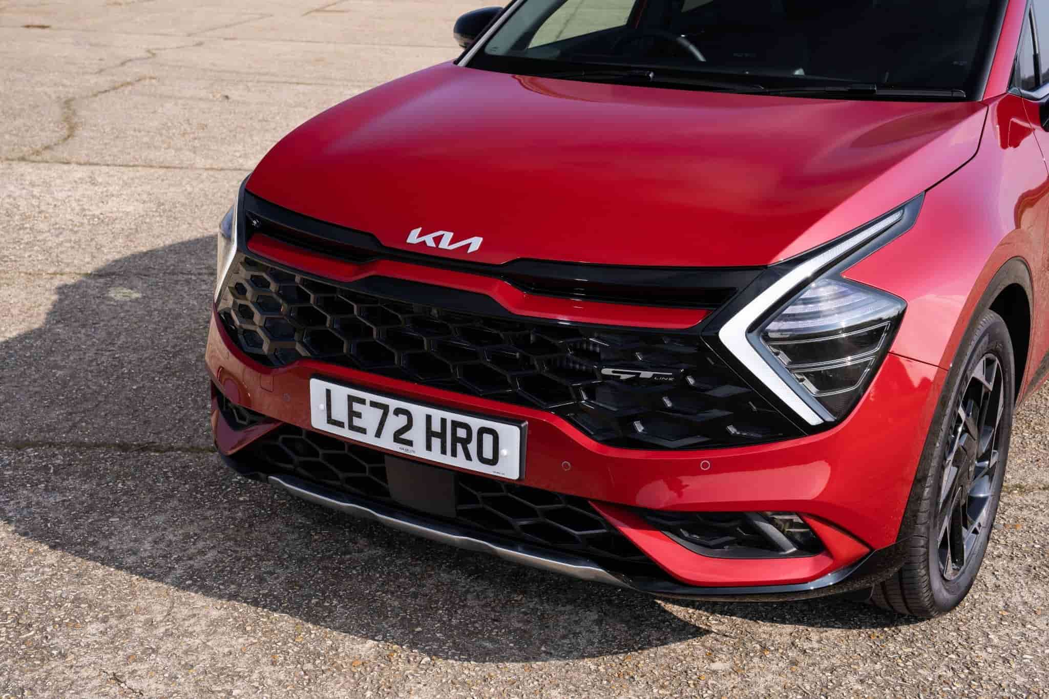 Kia Sportage front close up