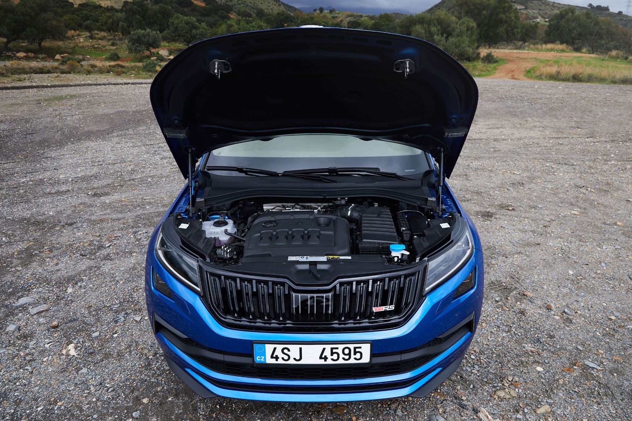 Under the bonnet of a Kodiaq VRS