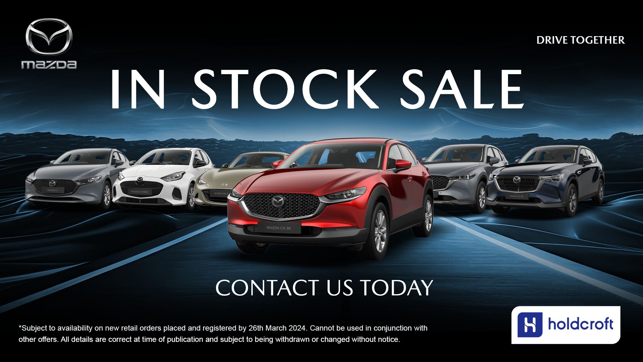 Mazda in Stock Sale