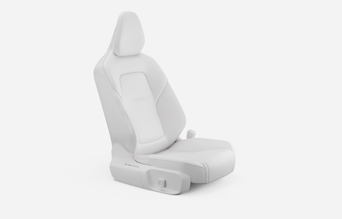 Slim, ergonomic seats