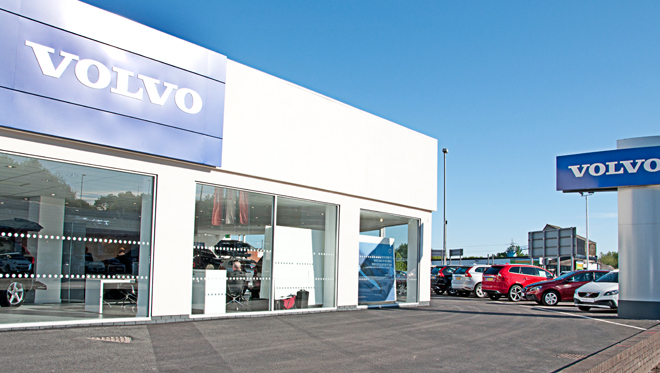 Holdcroft Volvo Stoke Showroom