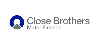 Close Brothers Motor Finance logo.