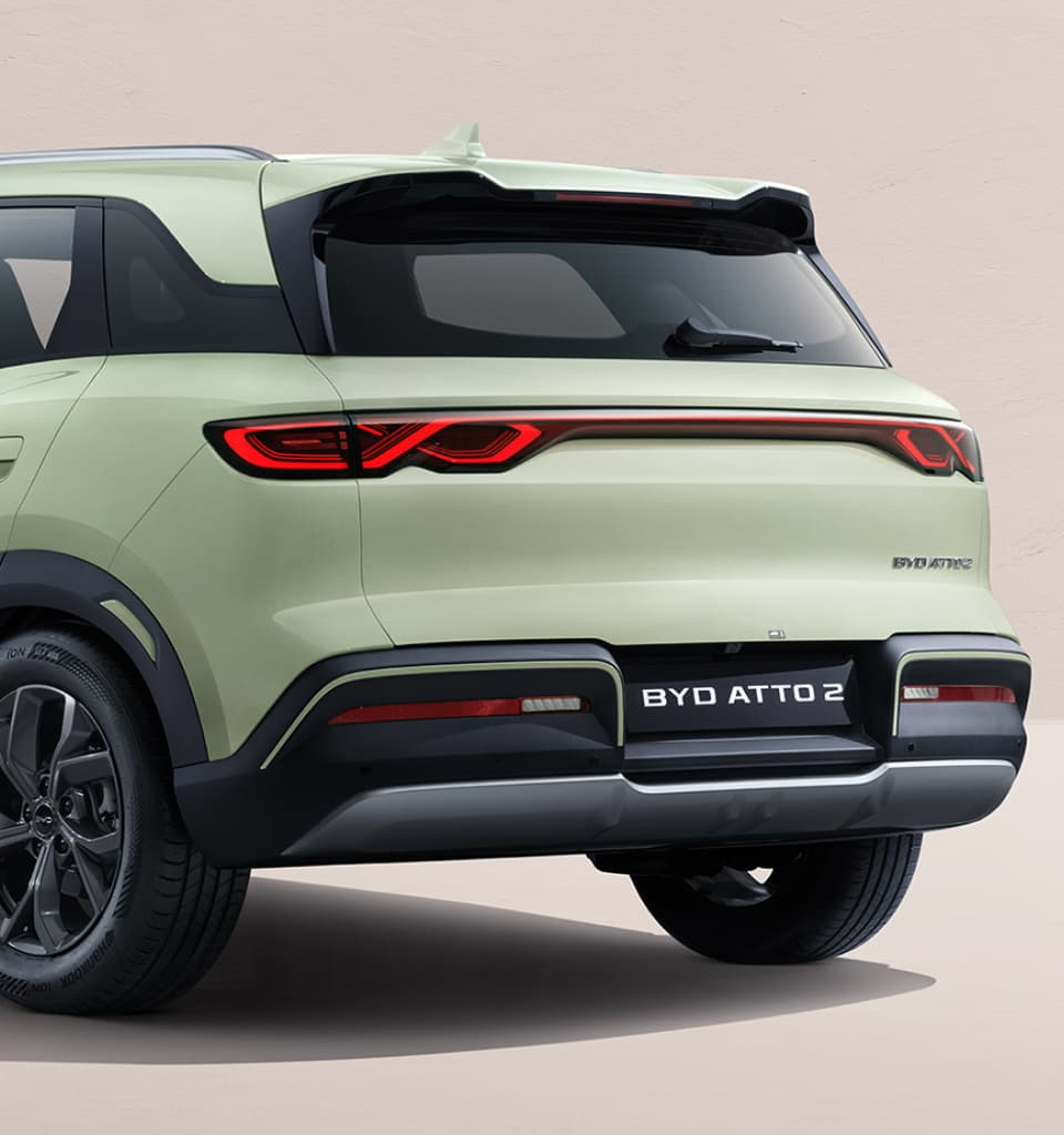 Rear end of BYD Atto 2