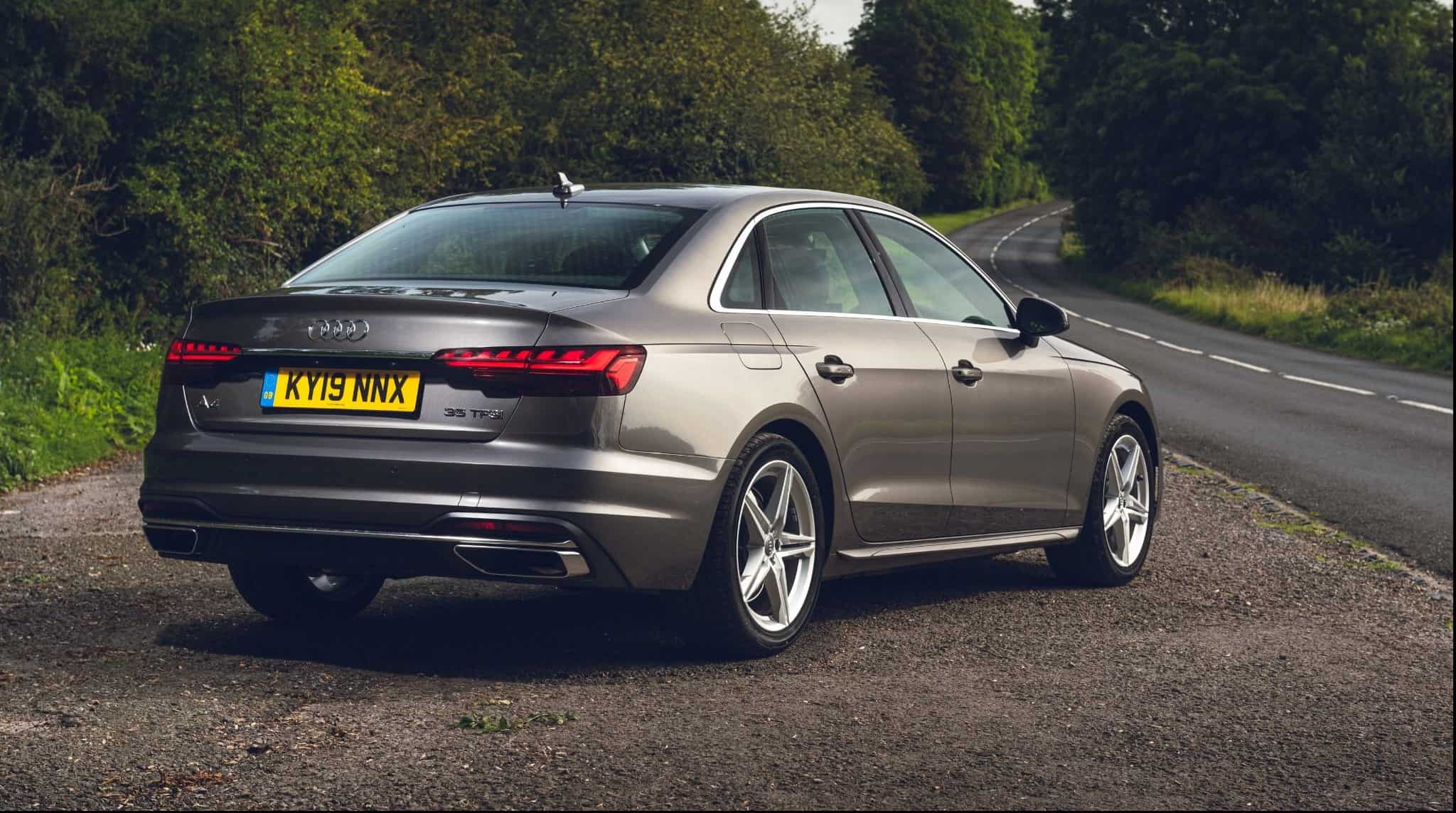 rear exterior of audi a4 saloon