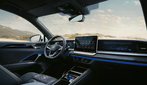 Interior of Volkswagen Tayron