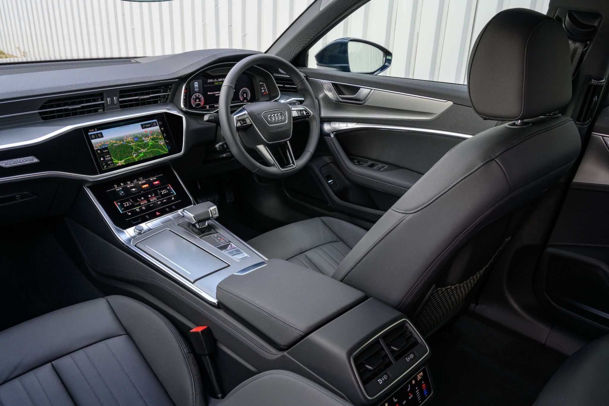 Interior of an Audi A6 Allroad