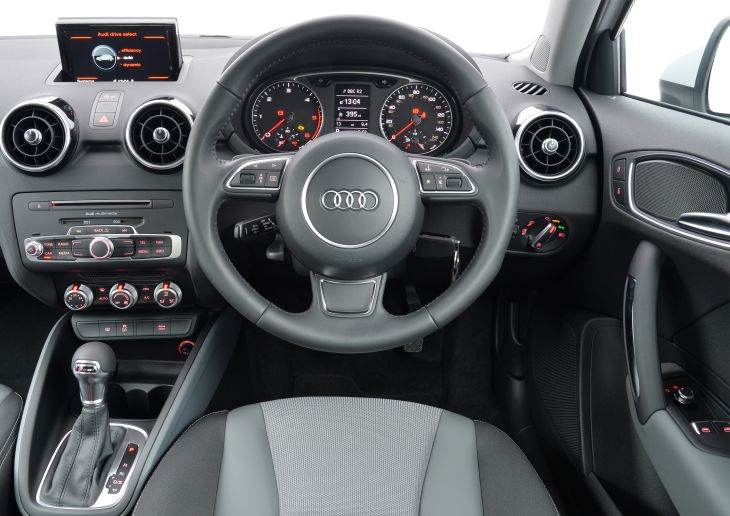 interior view of an audi a1