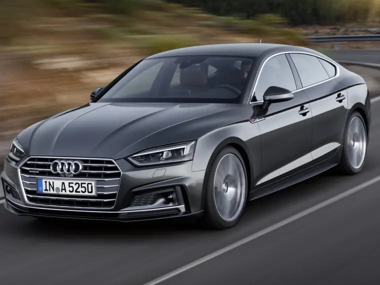 Audi A5 Sportback driving down the road