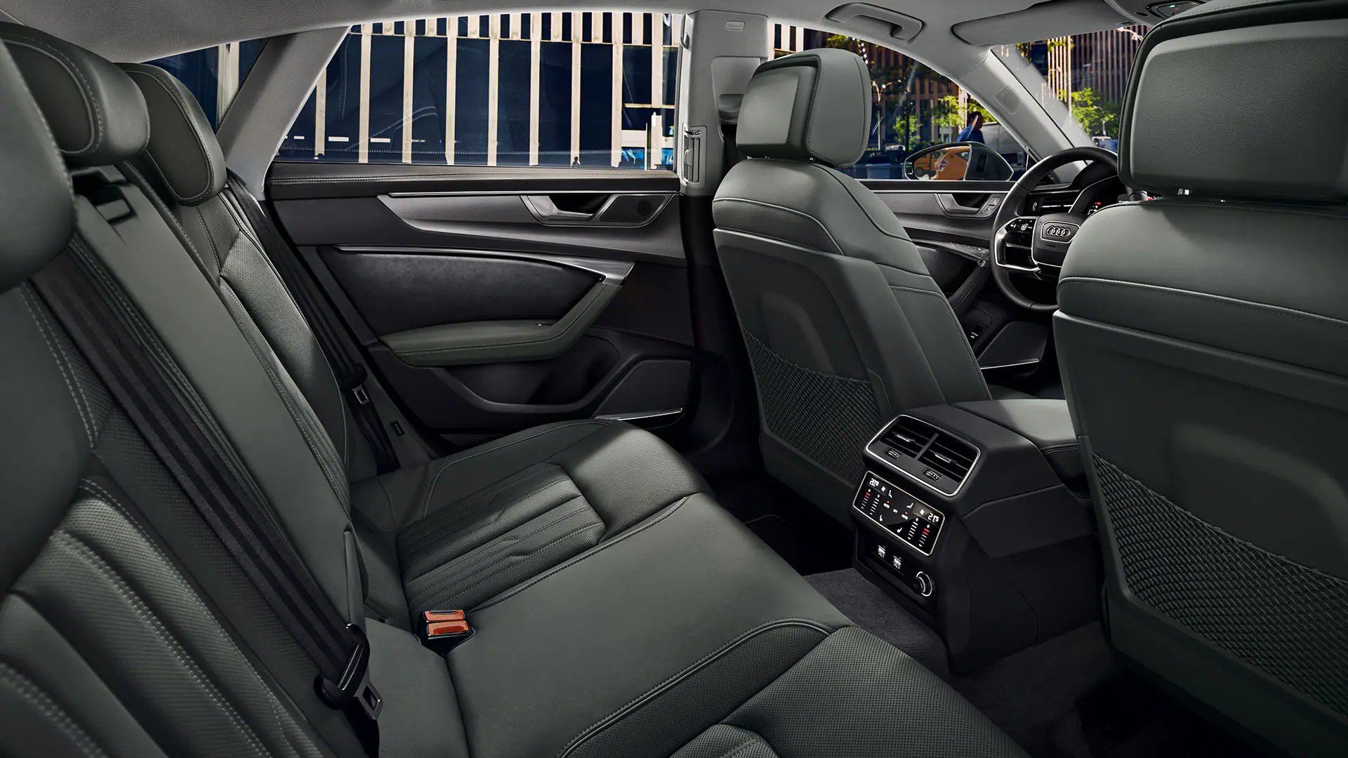 Audi A7 Sportback rear interior seats