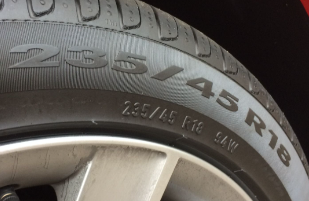 Tyre size numbers
