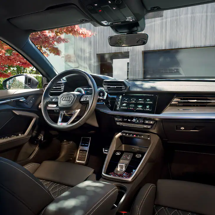 Audi A3 Sportback black interior