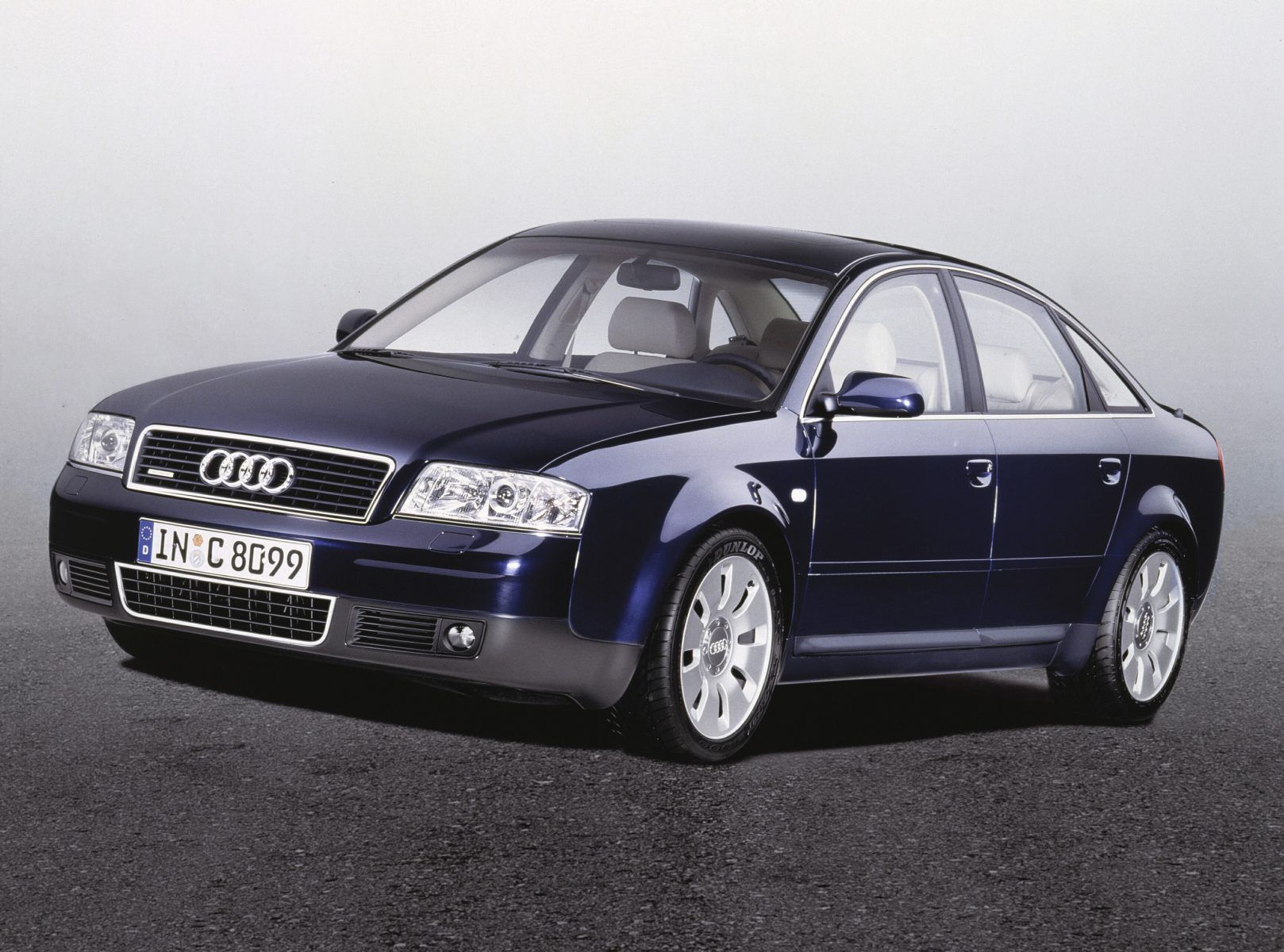 Blue Audi A6