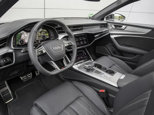 Audi A6 Avant interior from driver side