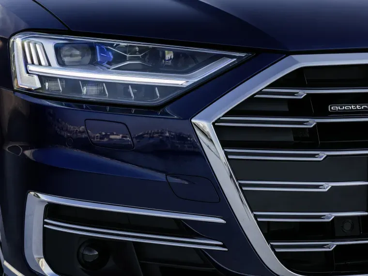 Audi A8 exterior front drivers headlights